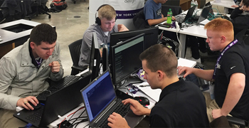 Cadet Competitive Cyber Team finishes in Top 10 at competition